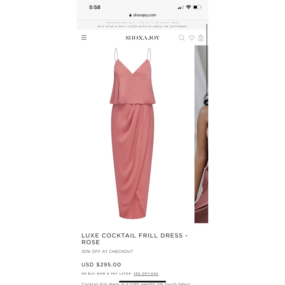 Shona Joy dress